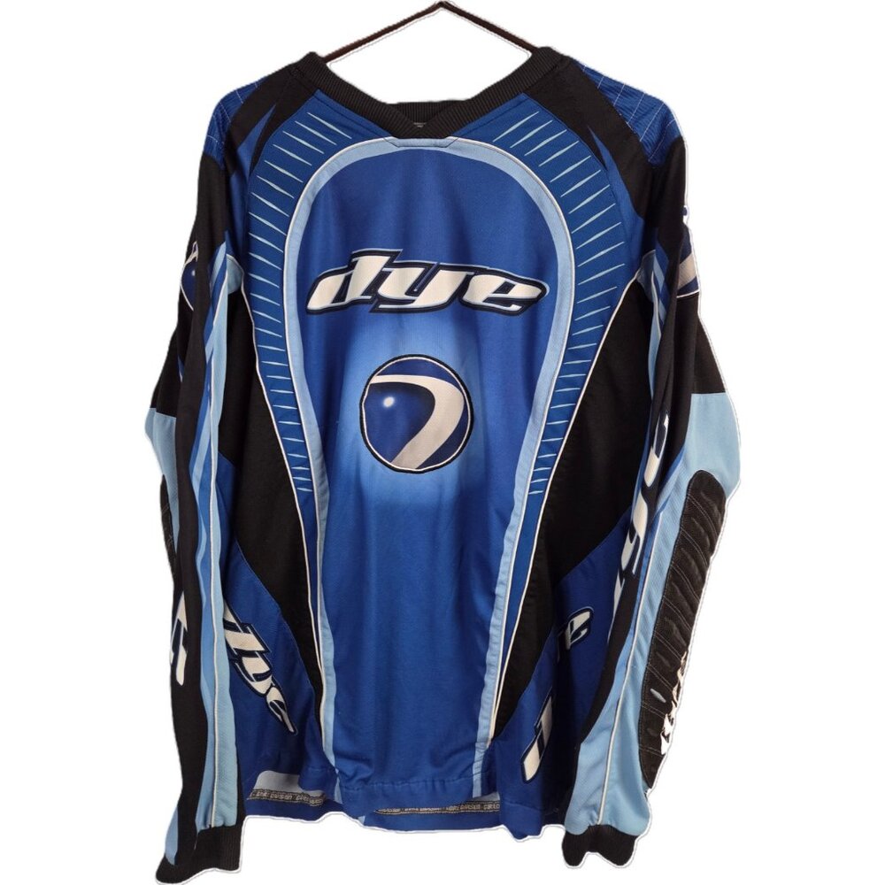 Dye Paintball Jersey Mens Core Division 04 Long Sleeve Blue Vintage Size XL
